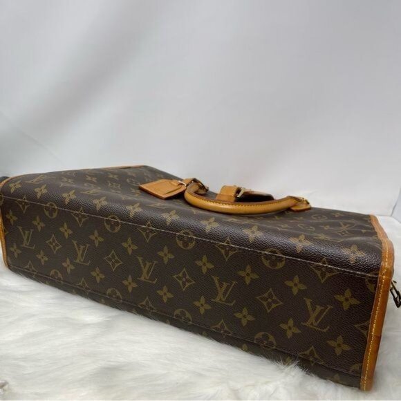 344 Pre Owned Authentic Louis Vuitton Monogram Rivoli Soft Briefcase Bag MI1918 - Picture 8 of 11
